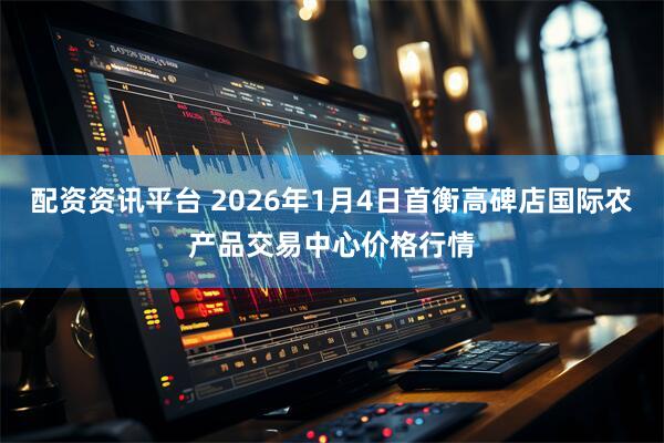 配资资讯平台 2026年1月4日首衡高碑店国际农产品交易中心价格行情